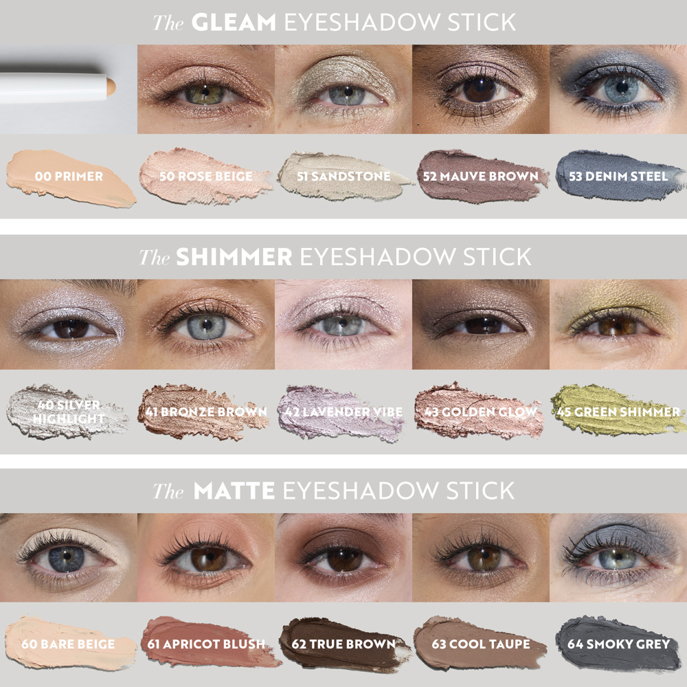 The Shimmer Eyeshadow Stick Longwear & Water-Resistant
