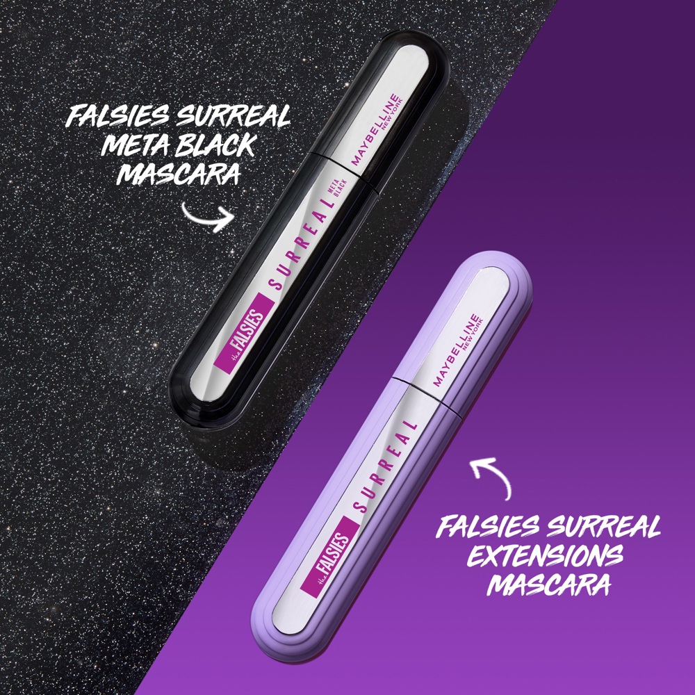 The Falsies Surreal Extensions Mascara, Meta Black