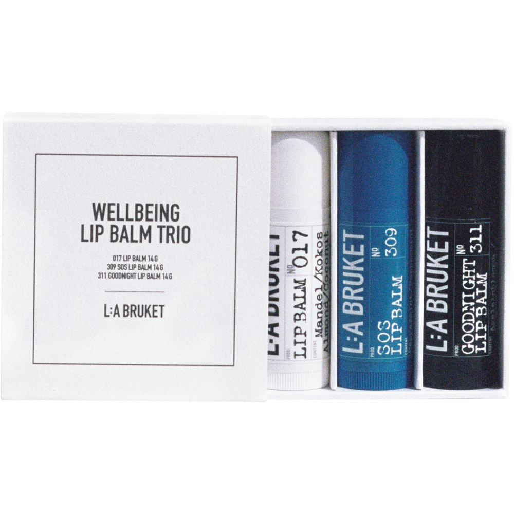 Wellbeing Lip Balm Trio