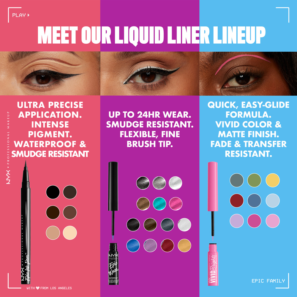 Epic Ink Waterproof Liquid Eyeliner