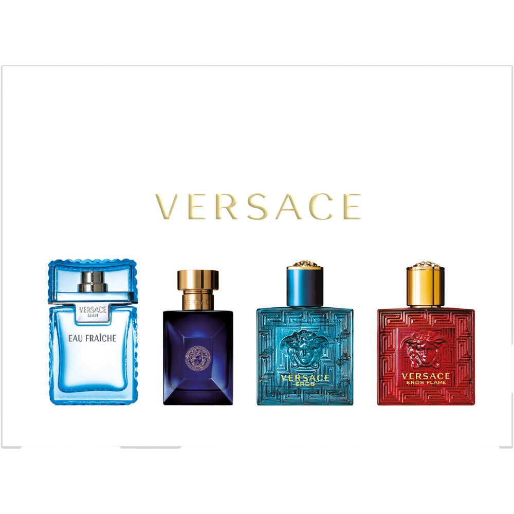 Pour Homme Miniature Eau Fraiche + Dylan Pour Homme + Eros Gift Set, 4x5ml