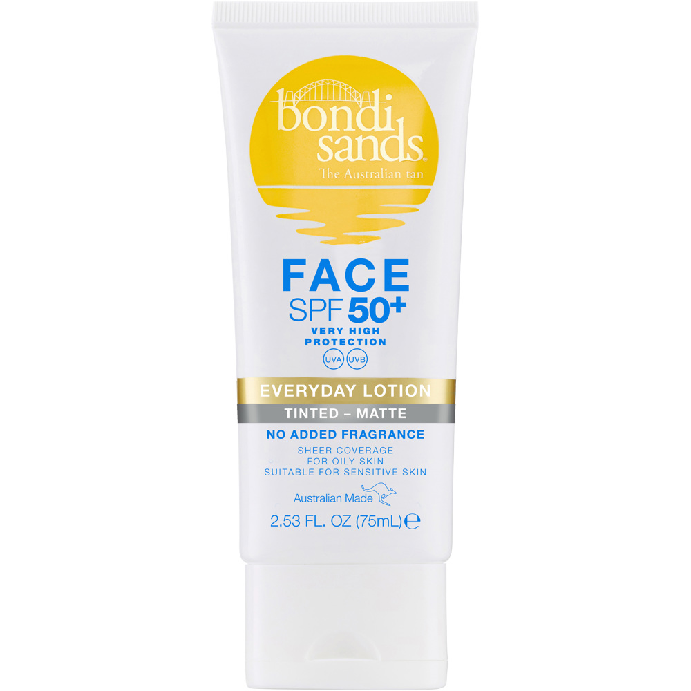 SPF50+ Everyday Matte Tinted Face Lotion, 75ml