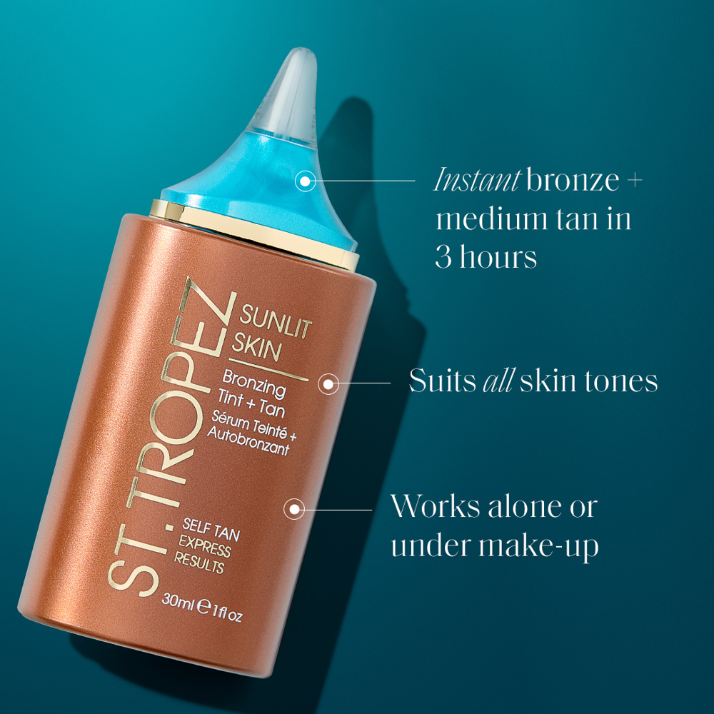 Self Tan Express Sunlit Skin Bronzing Tint + Tan