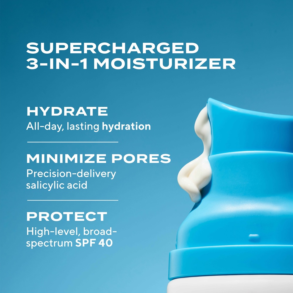 Superactive SPF 40 Moisturizer: Mattifying Oil + Pore Control, 50ml