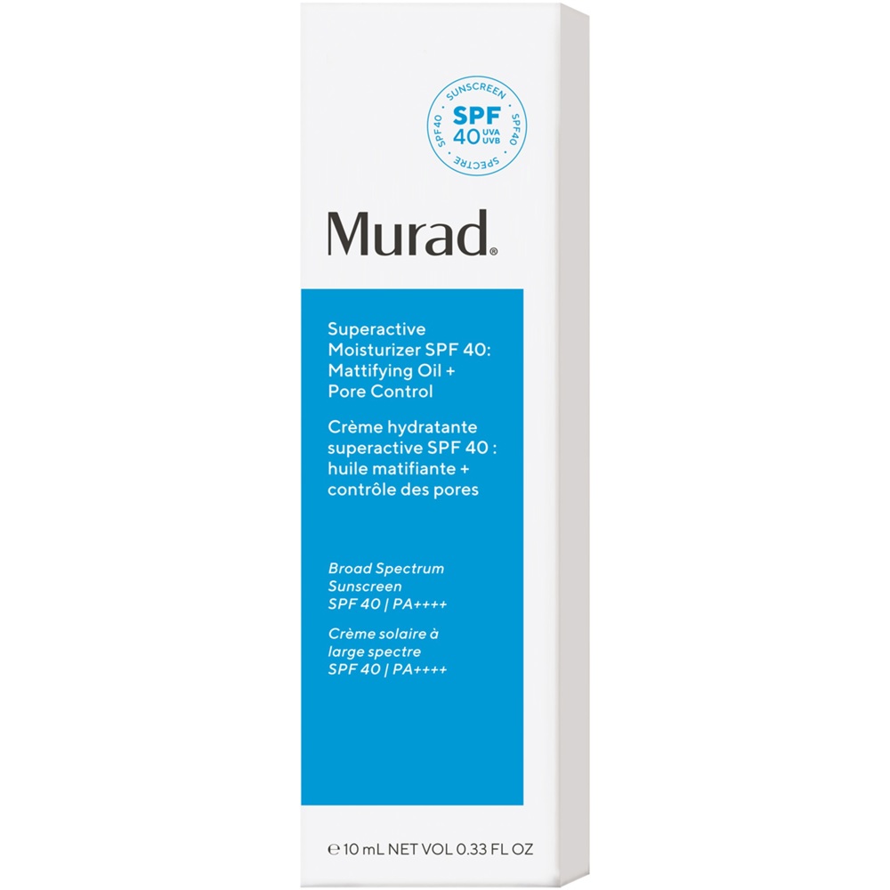 Superactive SPF 40 Moisturizer: Mattifying Oil + Pore Control, 50ml