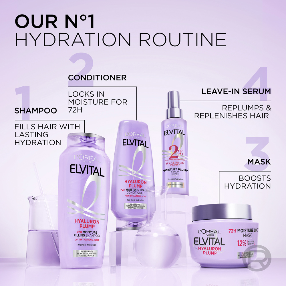 Elvital Hyaluron Plump Shampoo for Dehydrated Hair