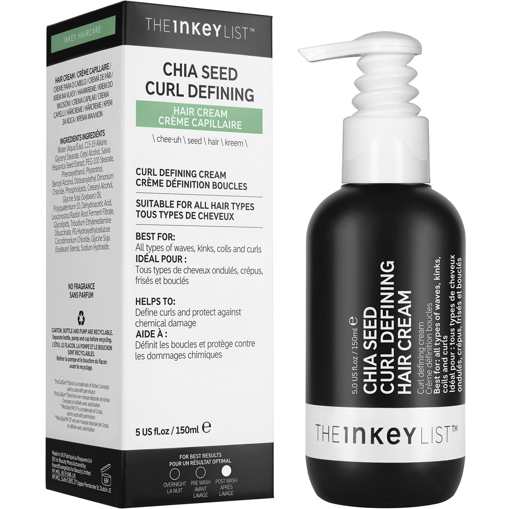 Chia Seed Curl Defining Hair Cream, 150ml