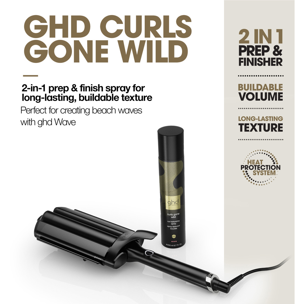 Curls Gone Wild - Heat Protect Texturing Spray, 200ml