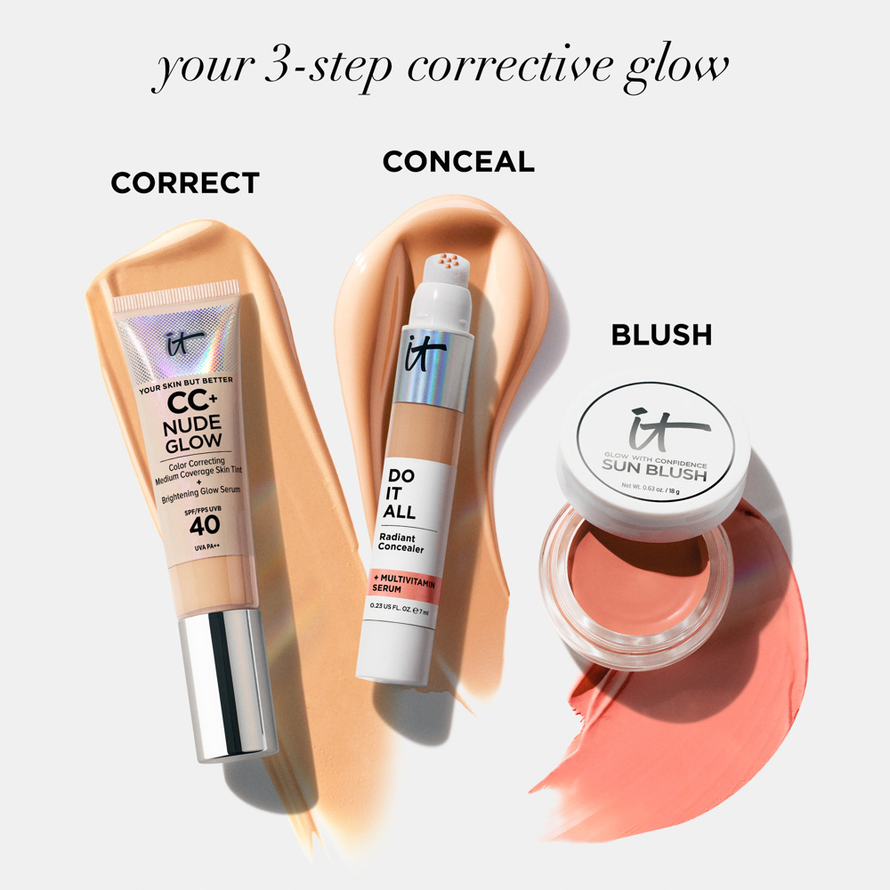 Do It All Plumping Radiant Concealer + Multivitamin Serum, 320 Medium Tan Warm