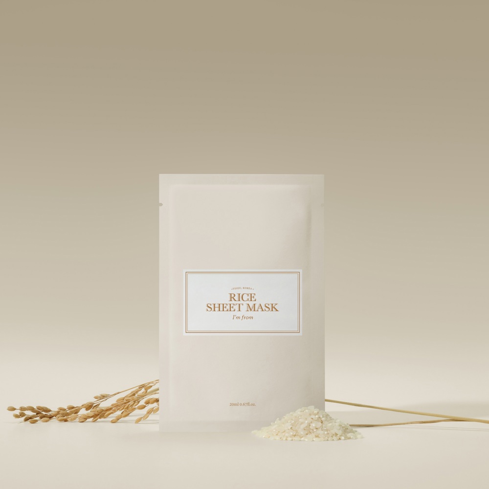 Rice Sheet Mask, 20ml