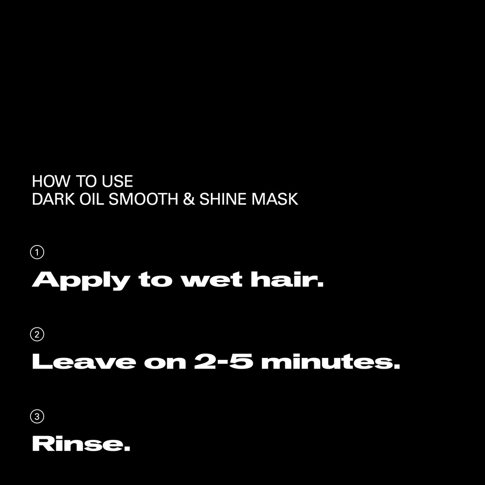 Dark Oil Smooth and Shine Mask