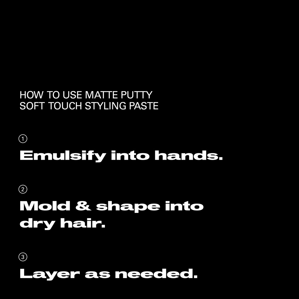 Matte Putty Soft Touch Styling Paste, 75g