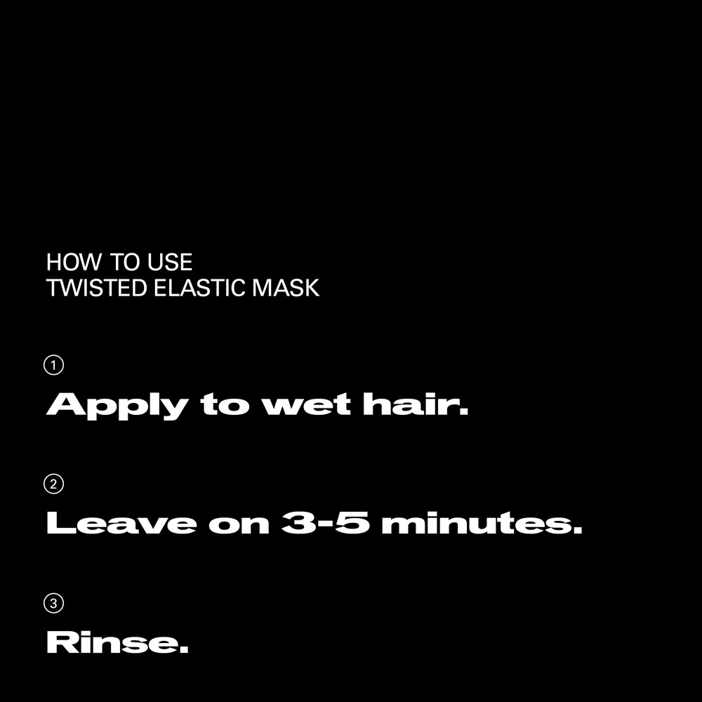 Twisted Elastic Curls Mask