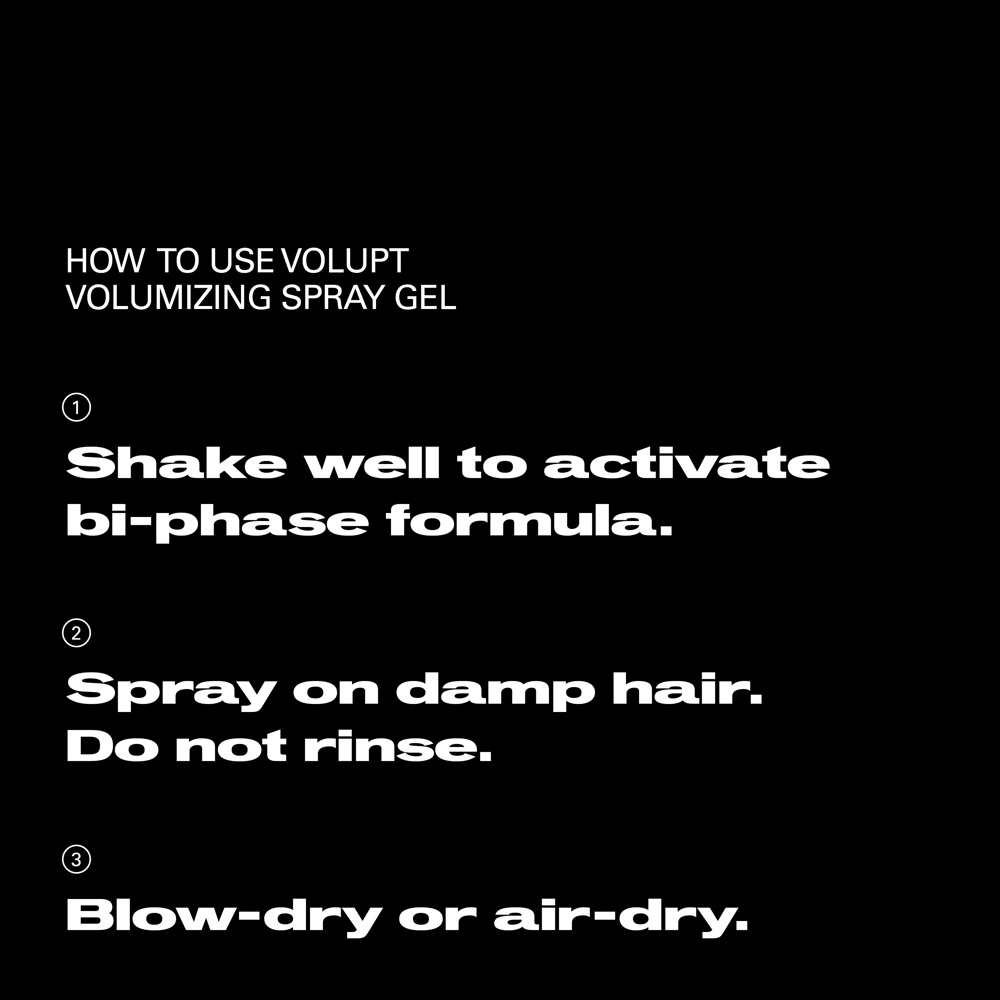 Volupt Max Volumizing Spray Gel, 150ml