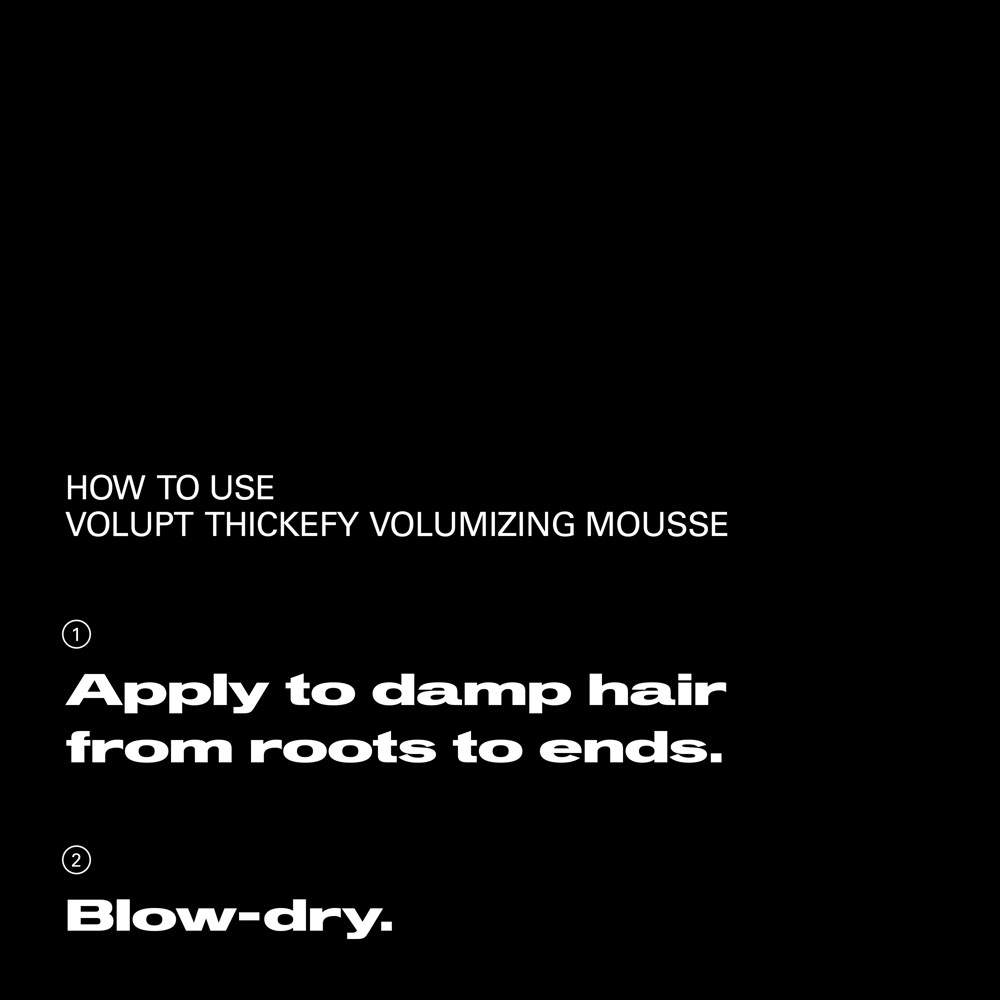 Volupt Thickefy Volumizing Mousse, 190ml