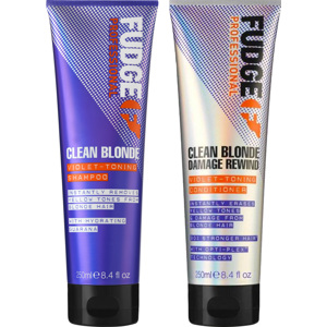 Clean Blonde Damage Rewind Conditioner 250ml + Violet Toning Shampoo 250ml